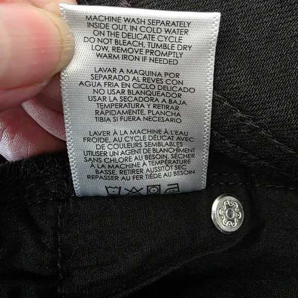 cabi Jeans Black Cinch Skinny Women's Size 2‎ Pants - Picture 10 of 11